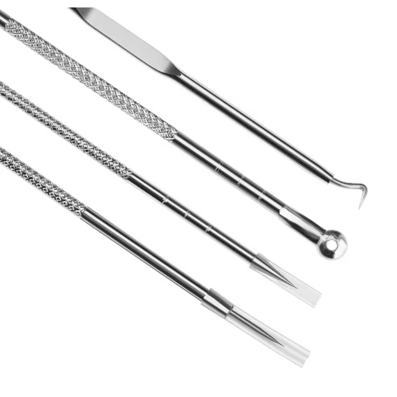 ClearPoint Ultra Fine Blackhead And Pimple Remover Tweezers Set 4