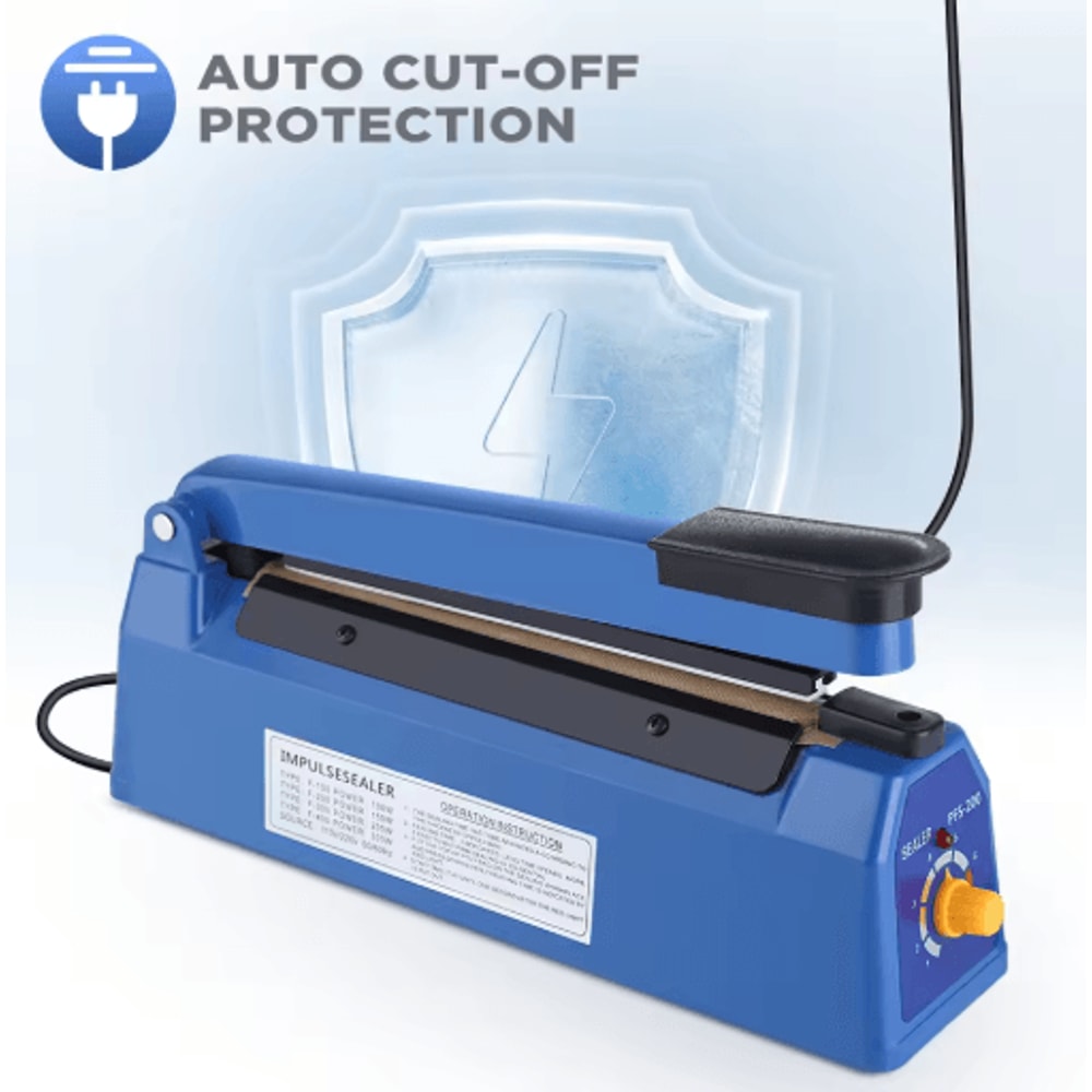 SealPro 8 Inch Manual Impulse Heat Sealer For Plastic And Shrink Bags 3