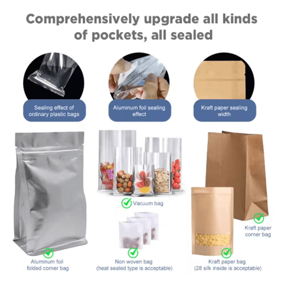 SealPro 8 Inch Manual Impulse Heat Sealer For Plastic And Shrink Bags 4