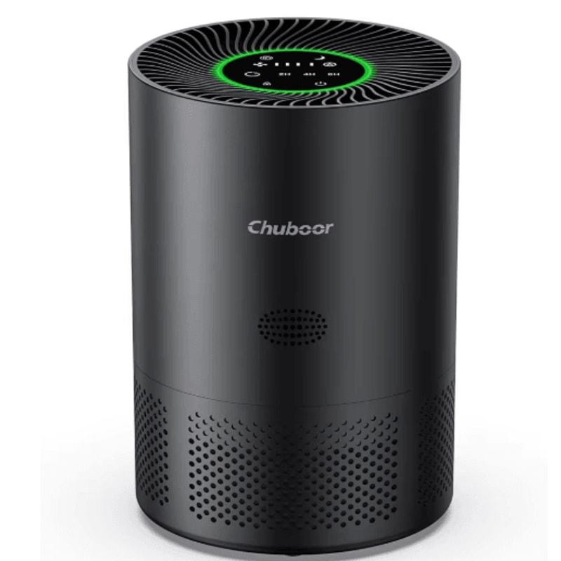 Chuboor HEPA Air Purifier For Home Allergies And Pet Hair Up To 360 Ft 2
