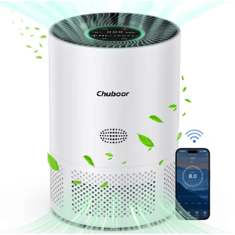 Chuboor HEPA Air Purifier For Home Allergies And Pet Hair Up To 360 Ft 4
