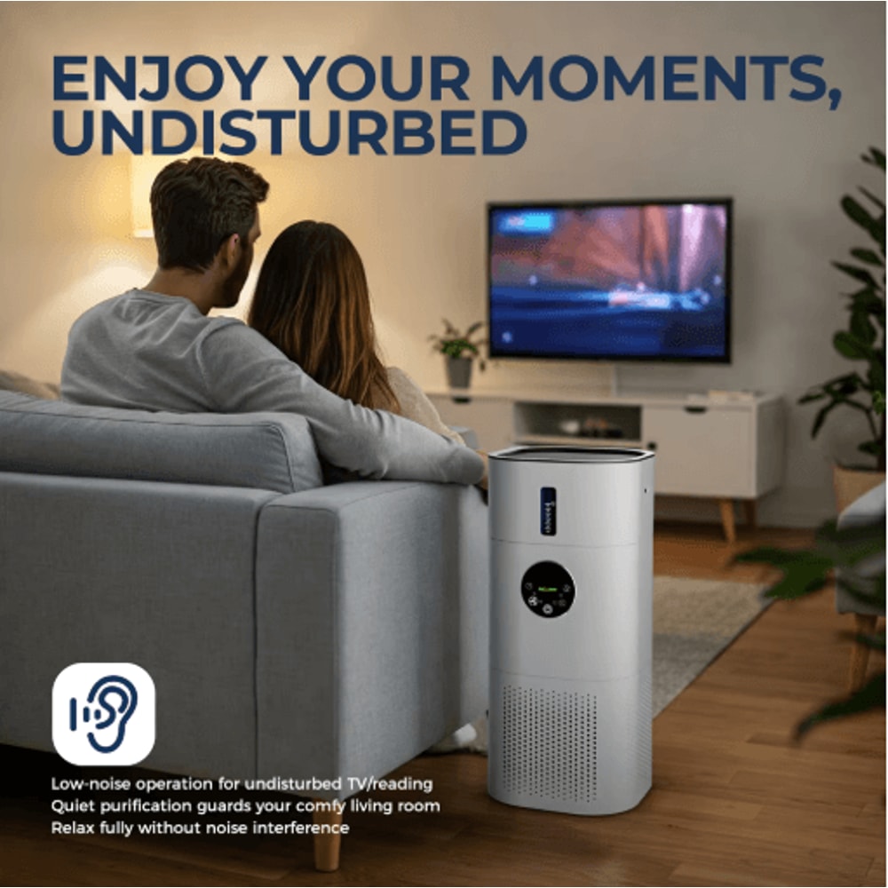 AeroPure 2 In 1 Air Purifier And Humidifier With H13 True HEPA White 2