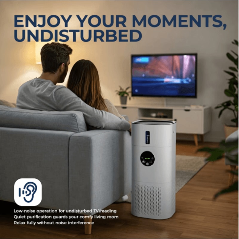 AeroPure 2 In 1 Air Purifier And Humidifier With H13 True HEPA White 2