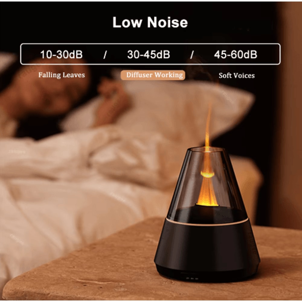 MistGlow USB Mini Air Humidifier And Aroma Essential Oil Diffuser With Night Light 4