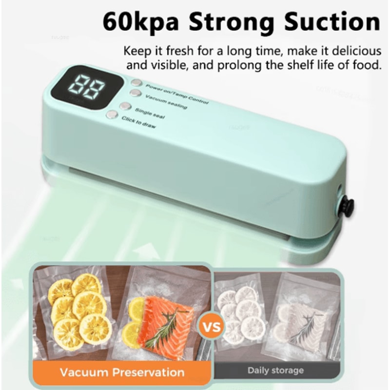 FreshLock USB Rechargeable Portable Vacuum Food Sealer 6