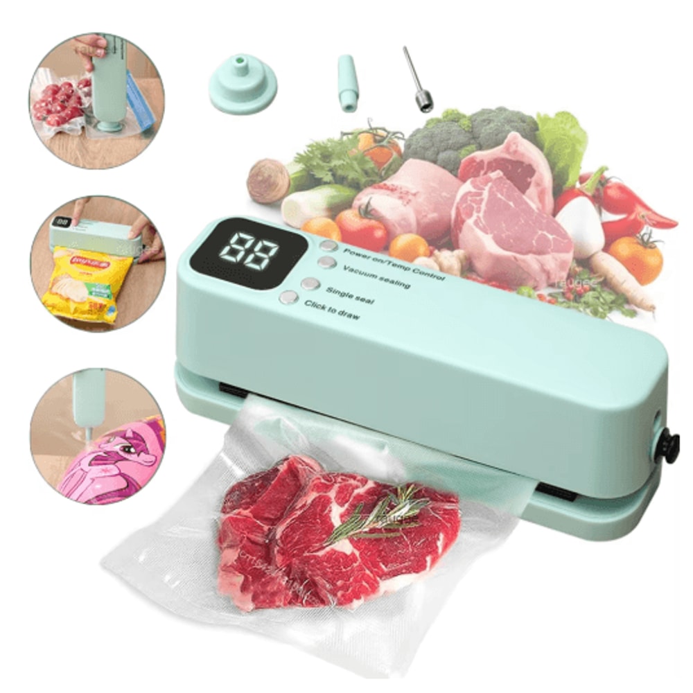 FreshLock USB Rechargeable Portable Vacuum Food Sealer 0