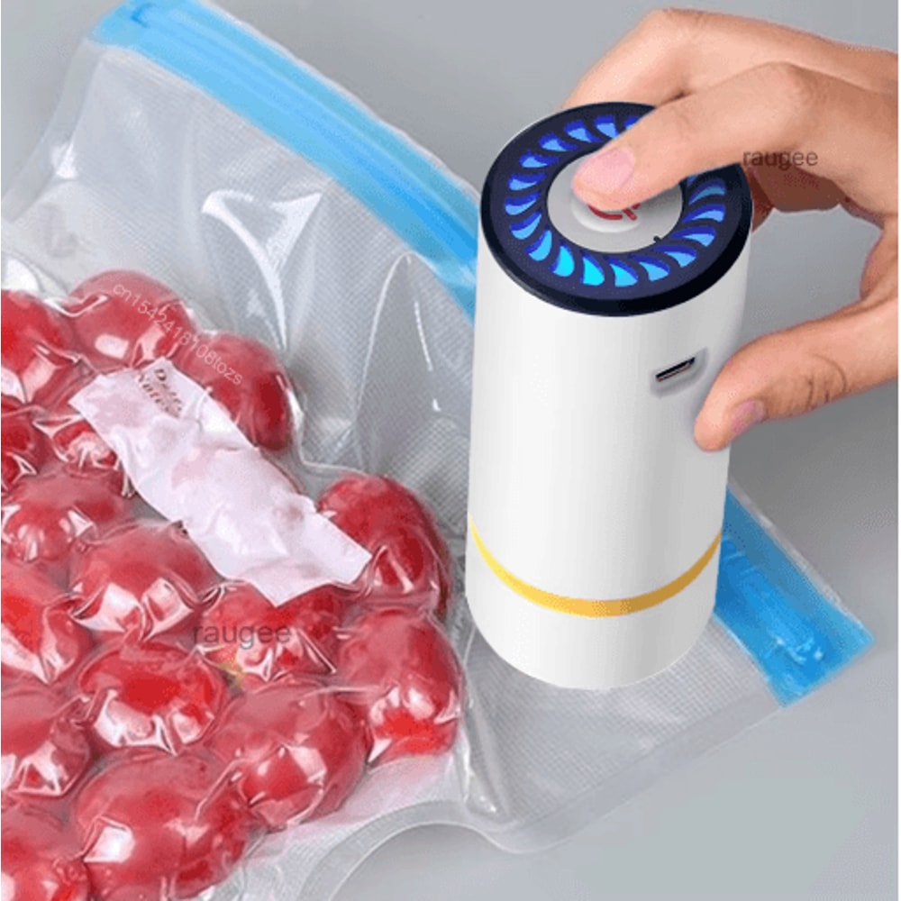 FreshPress Mini Rechargeable Electric Air Pump For Vacuum Storage Bags 6