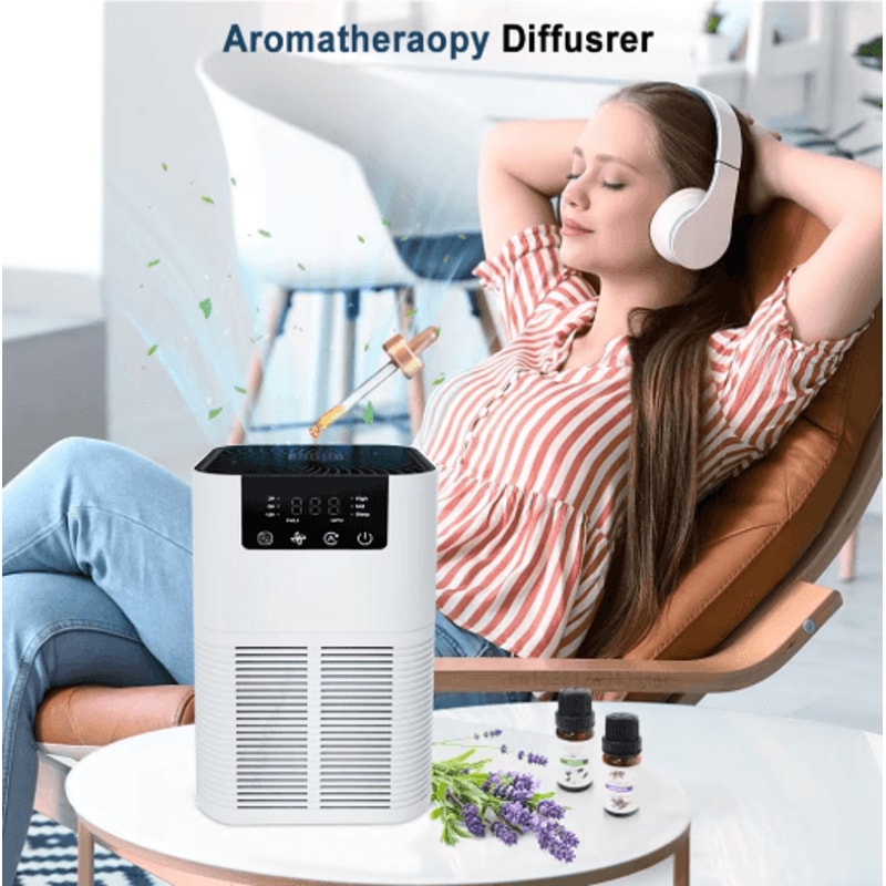 PureAura HEPA Air Purifier With Negative Ion And Aromatherapy 6