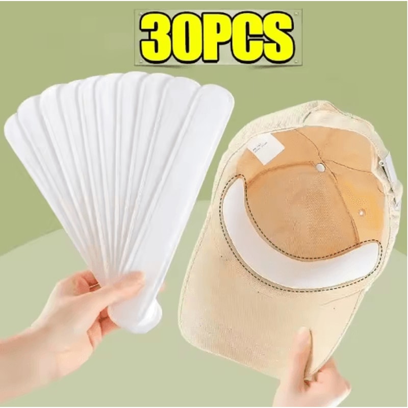 Invisible Cotton Hat Sweat Absorber And Size Reducer Liner 10 To 30 PCS 2