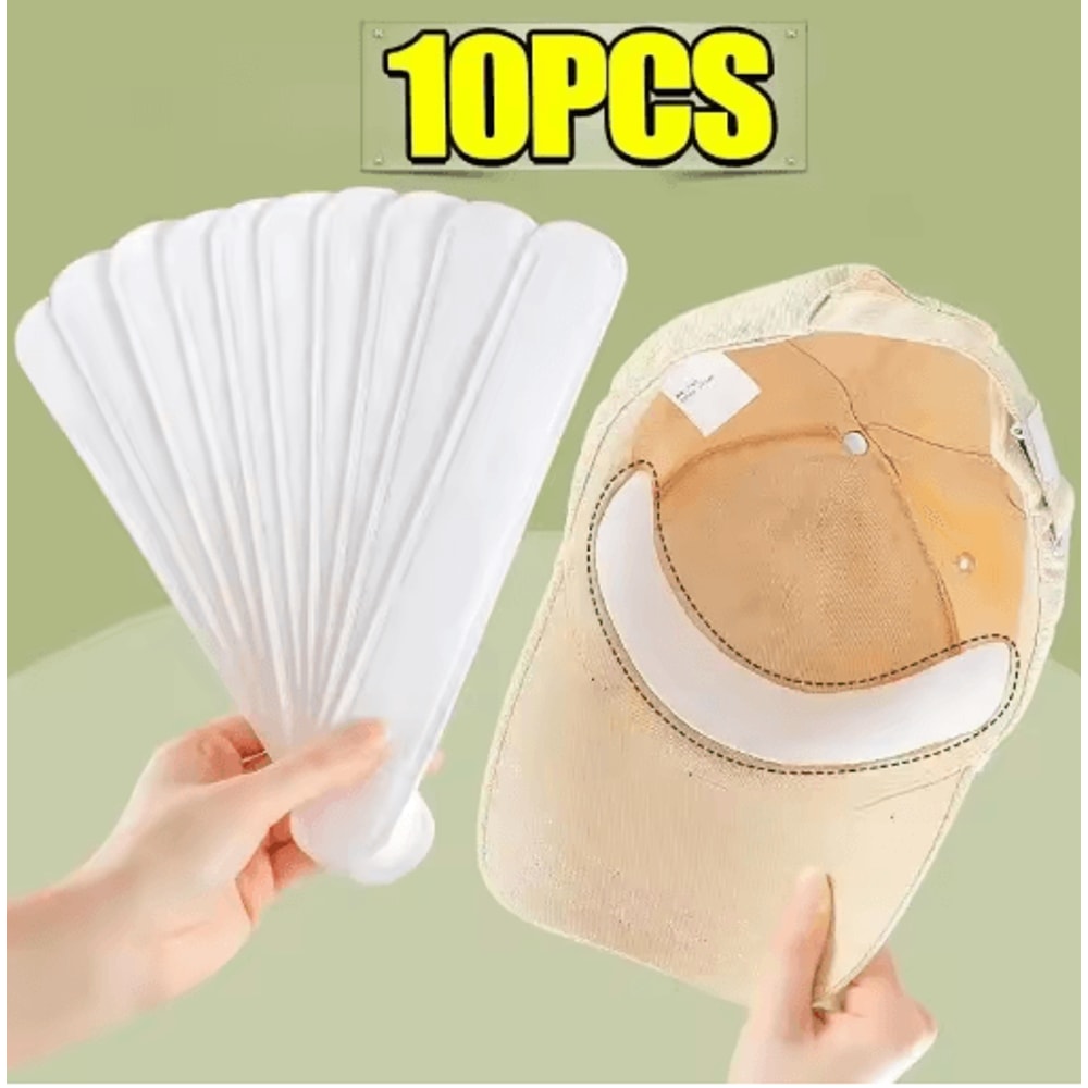Invisible Cotton Hat Sweat Absorber And Size Reducer Liner 10 To 30 PCS 5