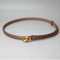 Retro Genuine Leather Knot Buckle Thin Belt For Dress And Jeans 3
