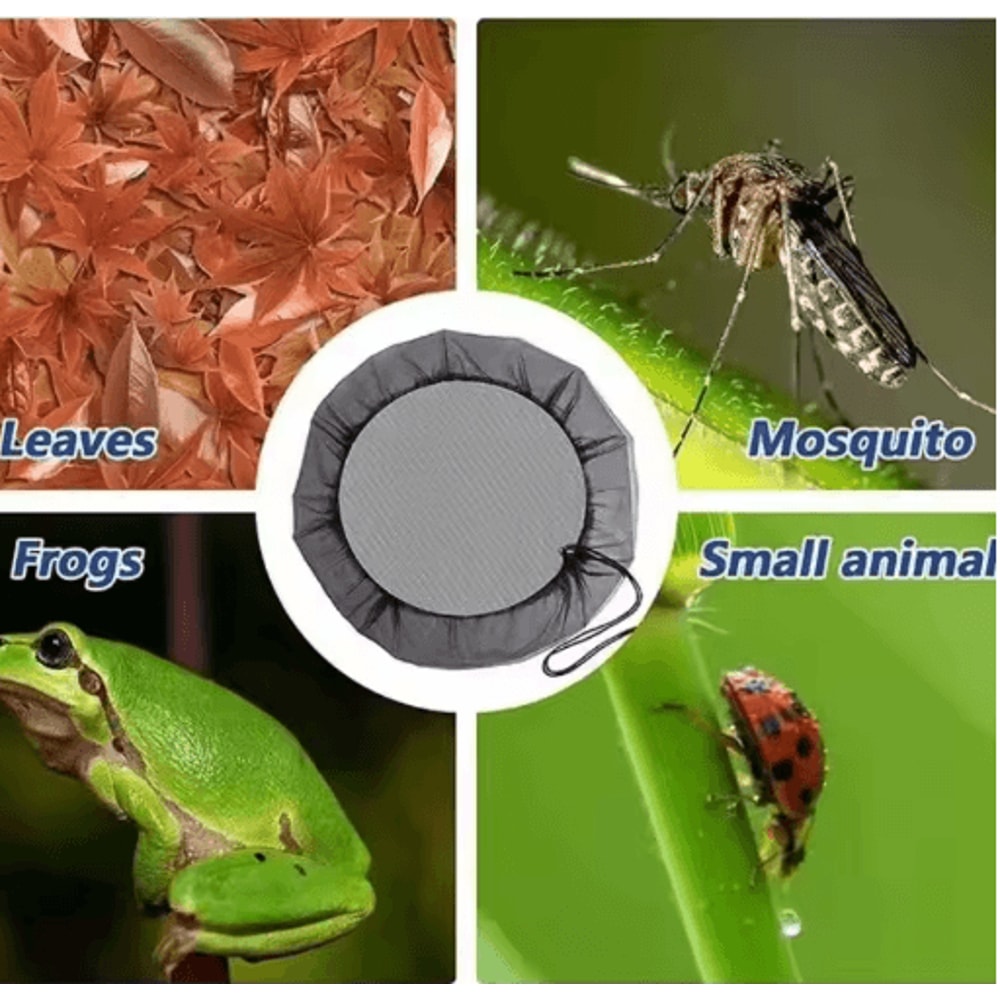 Outdoor Mesh Rain Barrel Cover Netting Set 5 PCS 60 To 100 CM 6