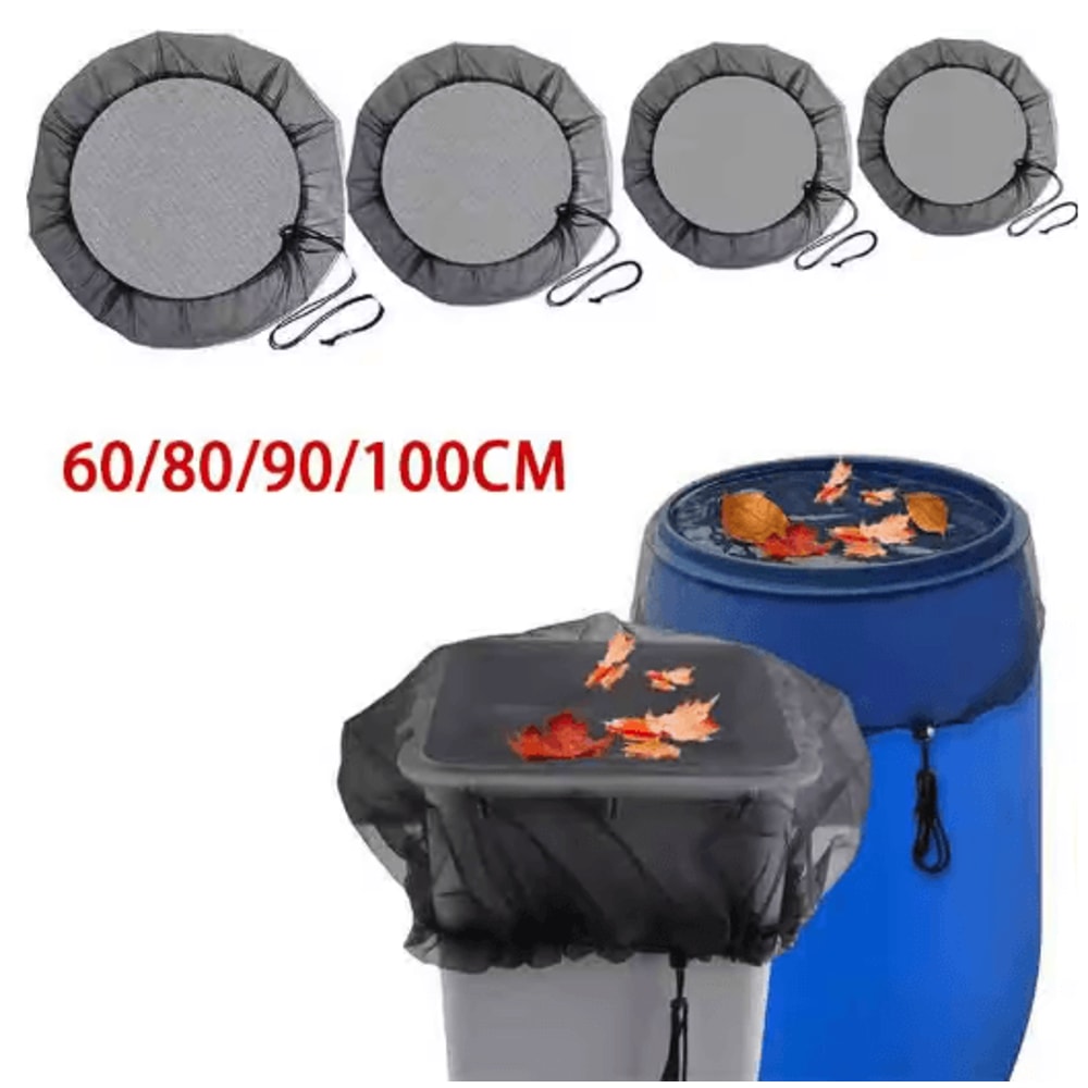 Outdoor Mesh Rain Barrel Cover Netting Set 5 PCS 60 To 100 CM 0