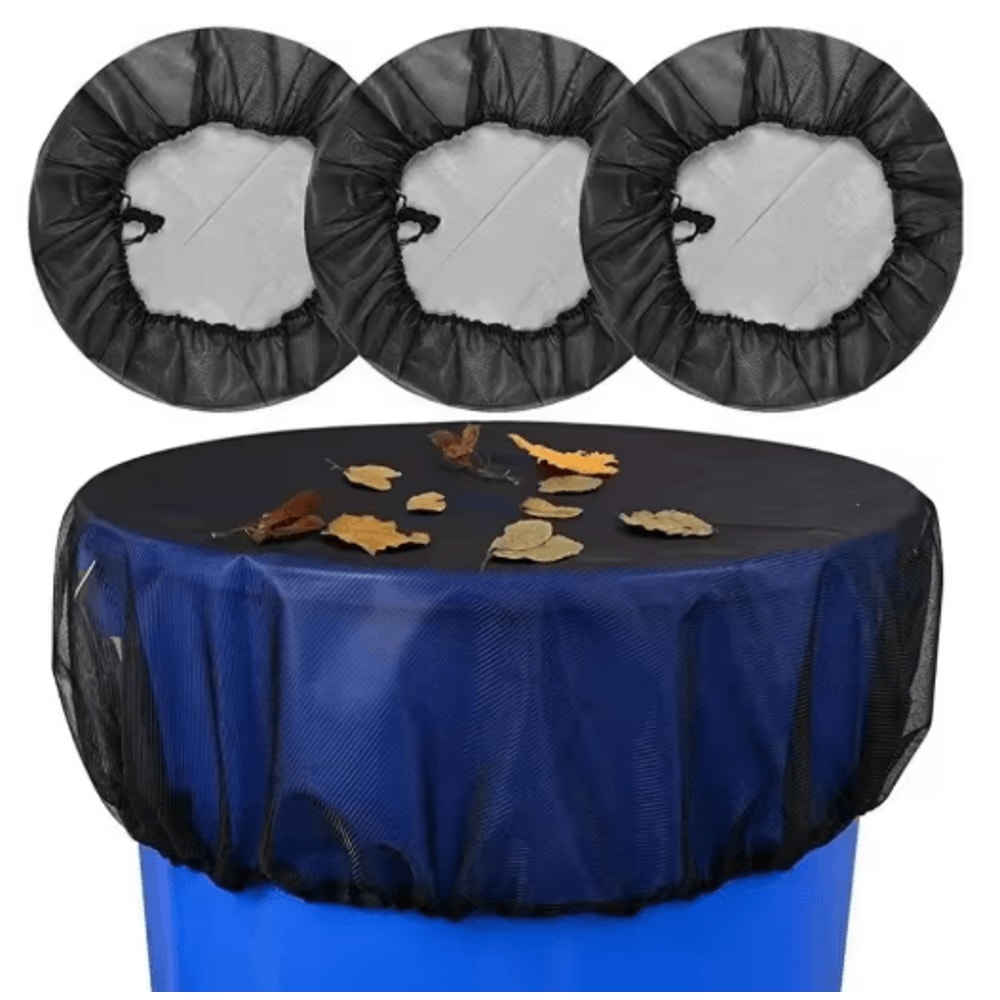 Outdoor Mesh Rain Barrel Cover Netting Set 5 PCS 60 To 100 CM 7