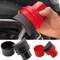 Curved Car Tire Waxing Sponge Applicator With Protective Lid 0
