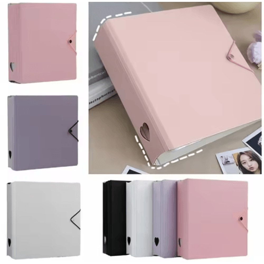 A5 Starlight Macaron Photocard Binder Cute INS Heart Album 0