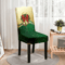 Christmas High Back Dining Chair Cover Set Festive Elastic Decoration 6