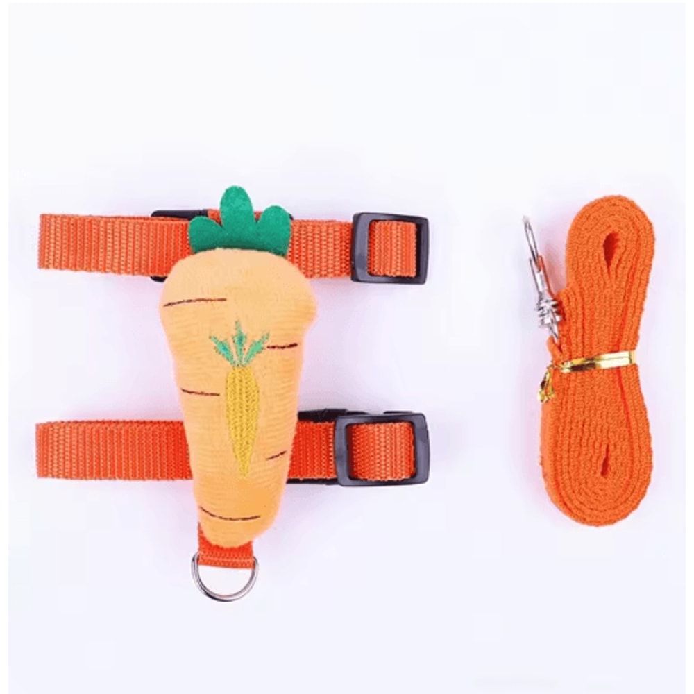 Adjustable Rabbit Harness And Leash Set For Small Animals Cute And Secure Outdoor Walking Gear 6