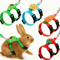 Adjustable Rabbit Harness And Leash Set For Small Animals Cute And Secure Outdoor Walking Gear 0