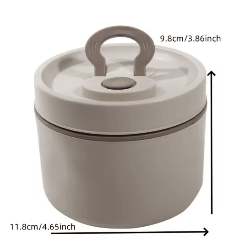 Stainless Steel Food Thermal Jar Insulated Soup Cup Lunch Container 350ml 650ml 3