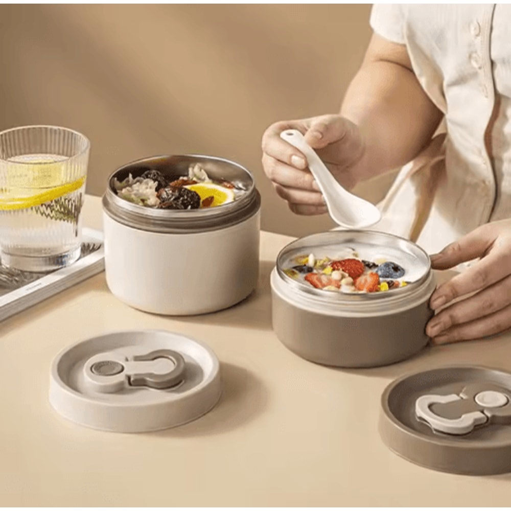 Stainless Steel Food Thermal Jar Insulated Soup Cup Lunch Container 350ml 650ml 7