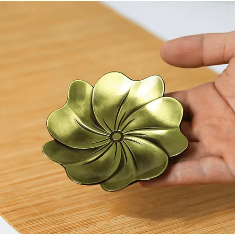 Decorative Brass Incense Burner With Heat Resistant Base Mini Holder For Sandalwood Incense 8