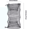 Collapsible Fish Trap Net For Crayfish Crab And Shrimp Telescopic Foldable Fishing Cage 1