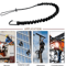 Professional Safety Lanyard With Elastic Buffer And Carabiner High Altitude Anti Fall Protection Be 6
