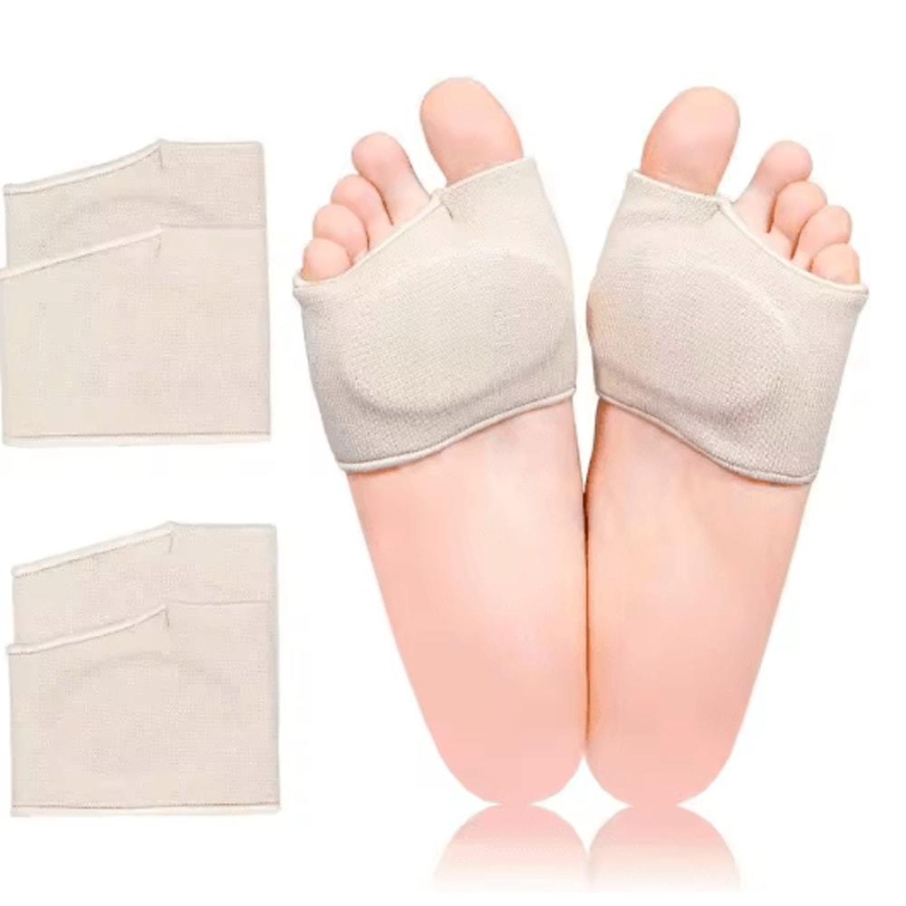 Silicone Forefoot Cushion Pads For Men And Women Honeycomb Metatarsal Shoe Inserts 10