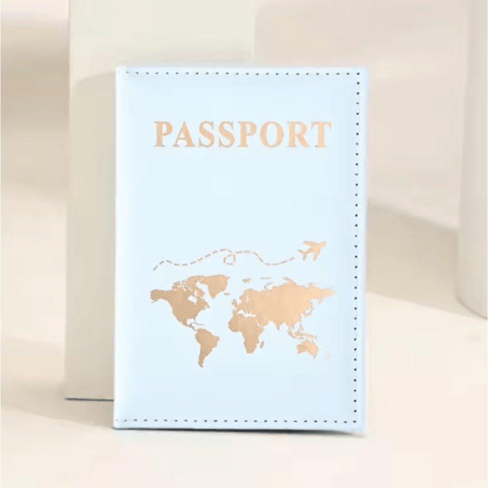 PU Leather Passport Holder Travel Wallet Multifunctional Document And Card Organizer 5