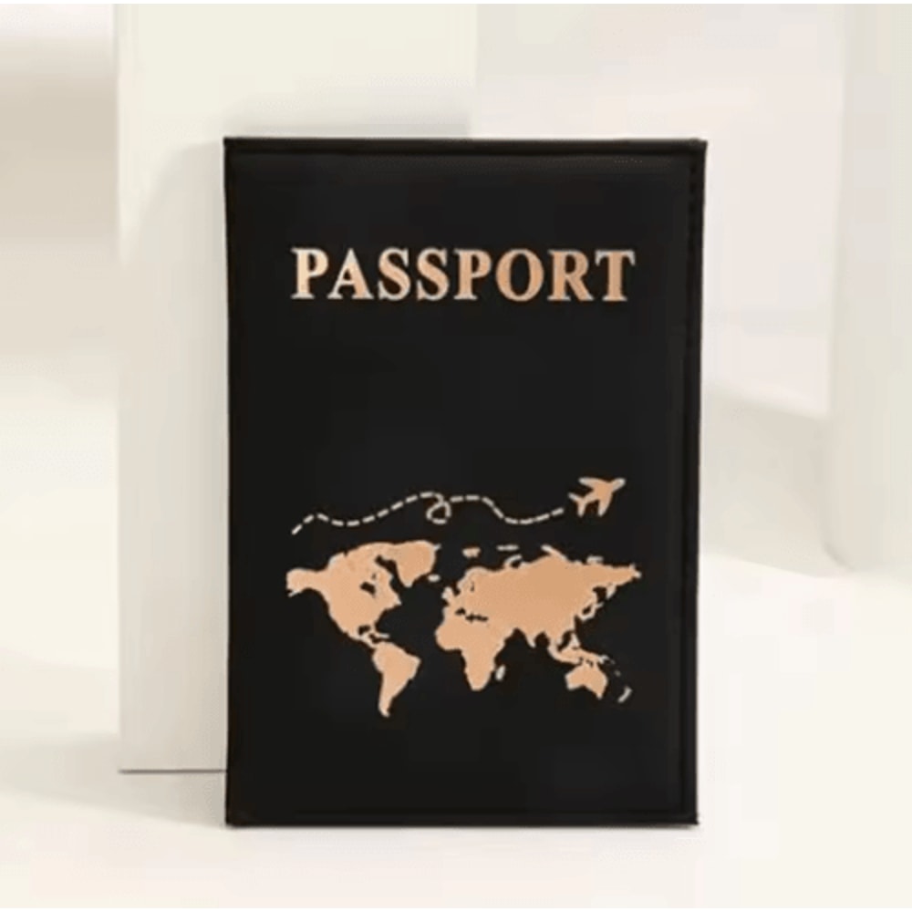 PU Leather Passport Holder Travel Wallet Multifunctional Document And Card Organizer 11