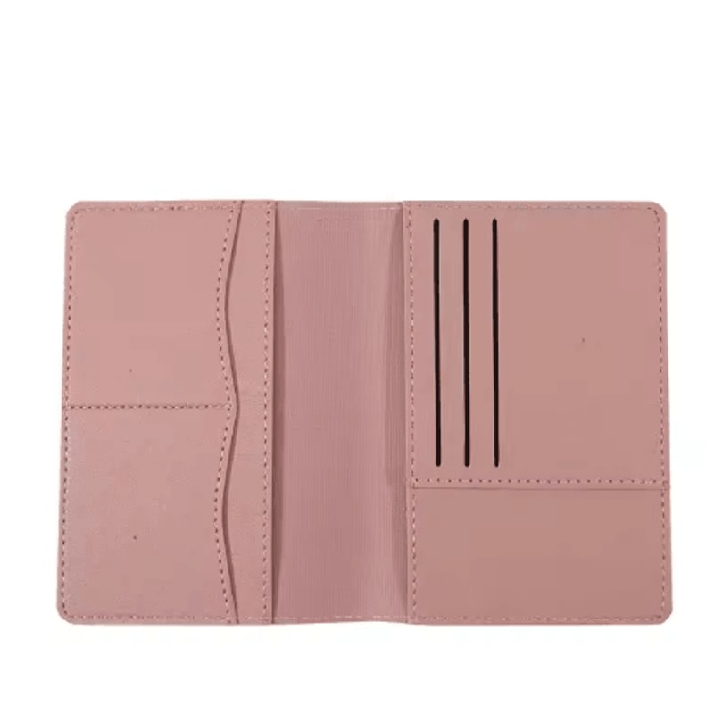 PU Leather Passport Holder Travel Wallet Multifunctional Document And Card Organizer 14