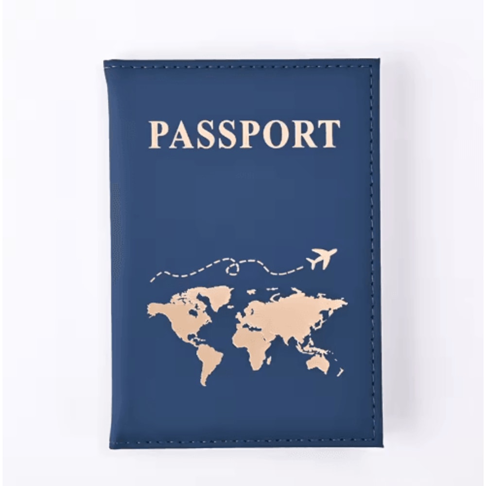 PU Leather Passport Holder Travel Wallet Multifunctional Document And Card Organizer 7