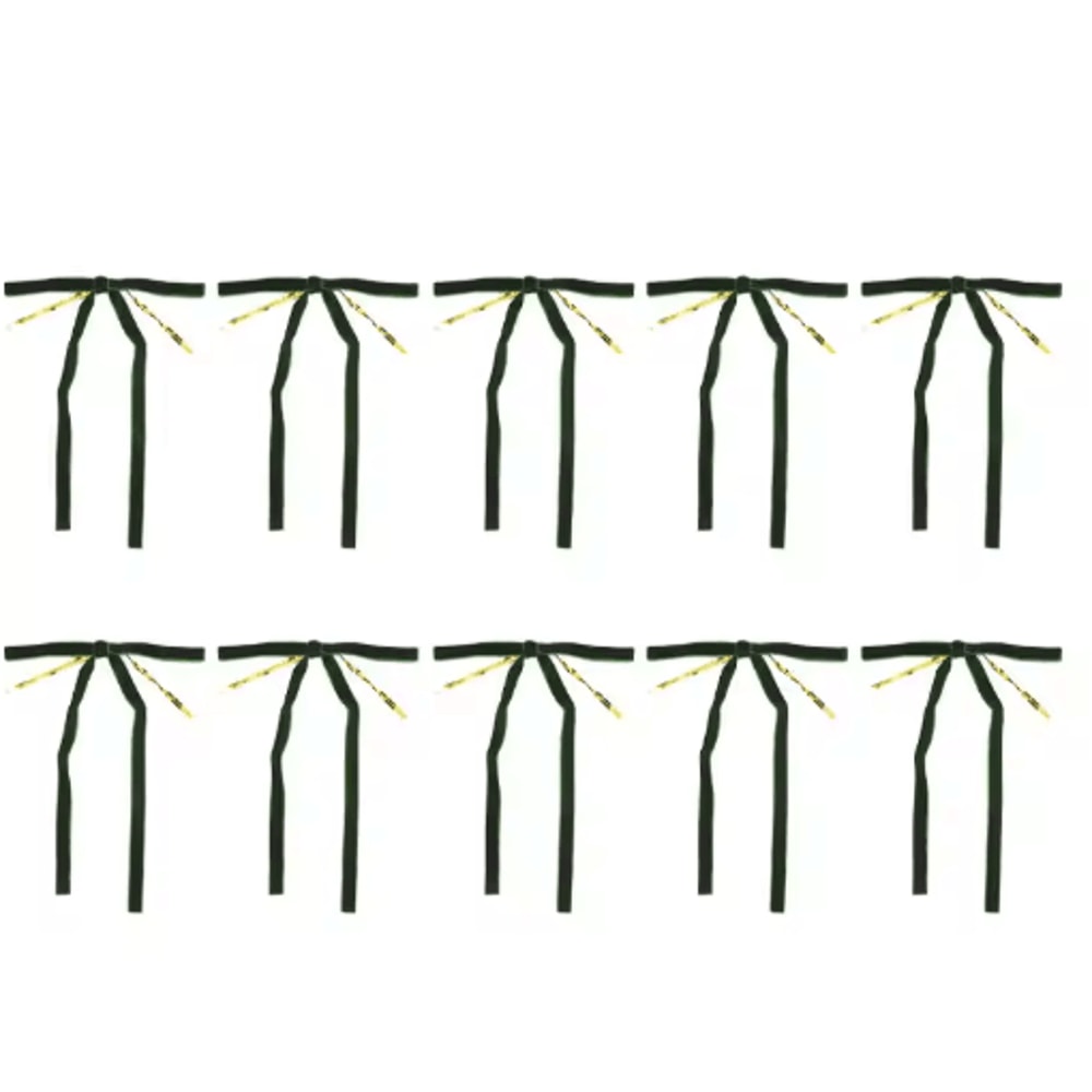 Velvet Christmas Tree Bows Set Vintage Ribbon Bows For Wreaths Gifts And Garland 10 20PCS 7