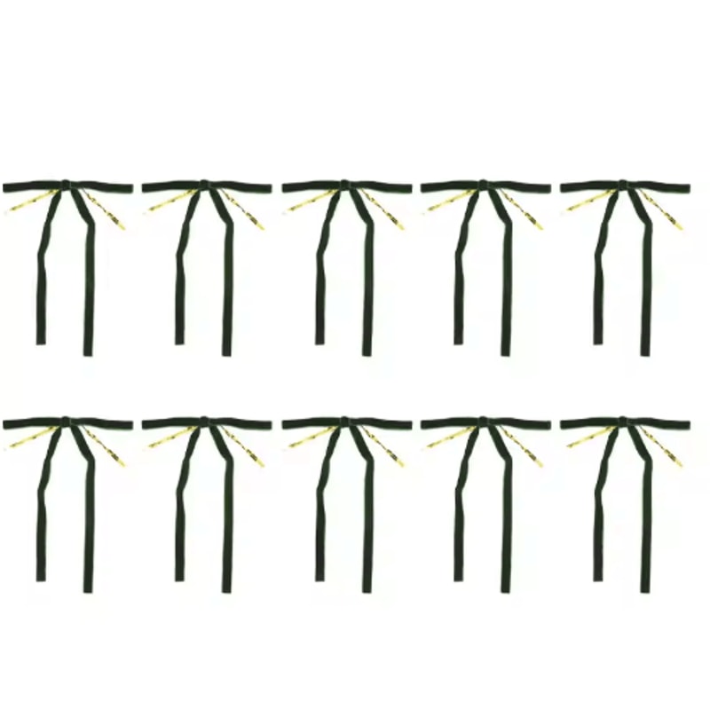 Velvet Christmas Tree Bows Set Vintage Ribbon Bows For Wreaths Gifts And Garland 10 20PCS 7