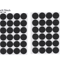 Adhesive Rubber Furniture Pads Set Non Slip Floor Protectors For Chairs Table Legs 12 To 48PCS 1