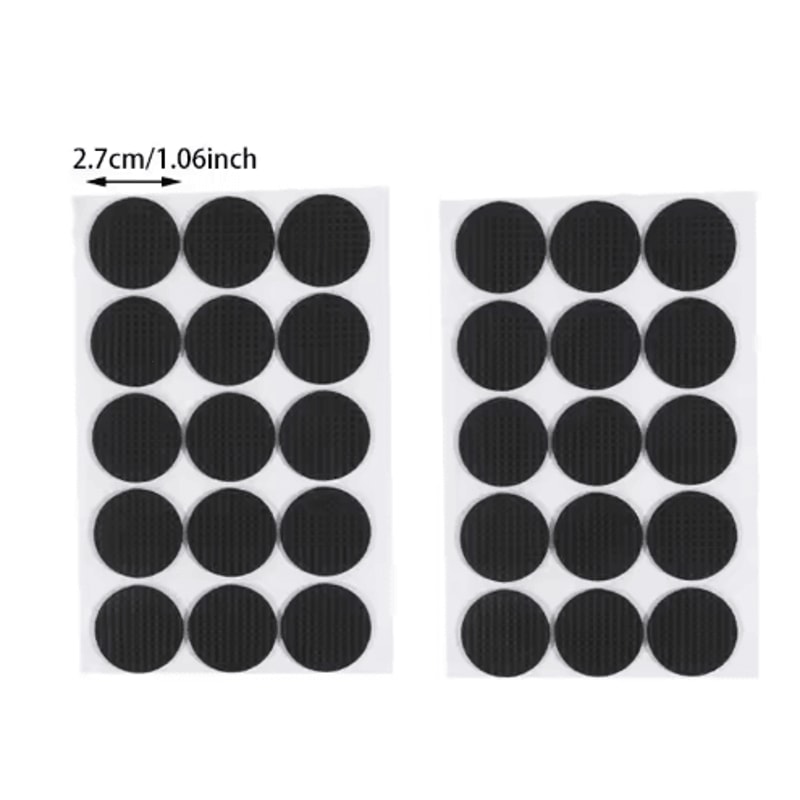 Adhesive Rubber Furniture Pads Set Non Slip Floor Protectors For Chairs Table Legs 12 To 48PCS 2