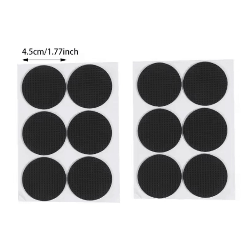 Adhesive Rubber Furniture Pads Set Non Slip Floor Protectors For Chairs Table Legs 12 To 48PCS 3