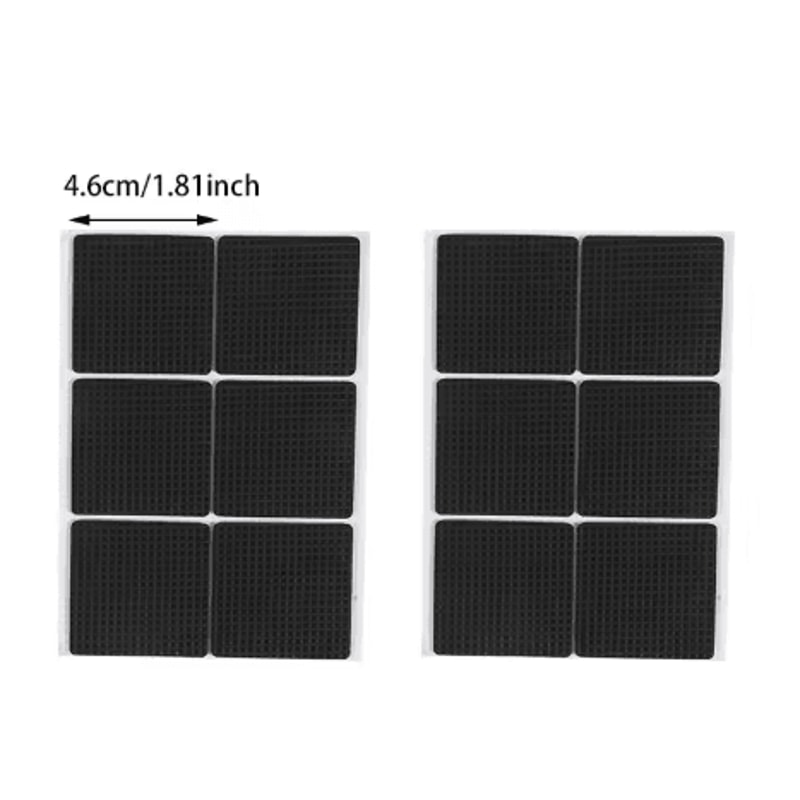Adhesive Rubber Furniture Pads Set Non Slip Floor Protectors For Chairs Table Legs 12 To 48PCS 5