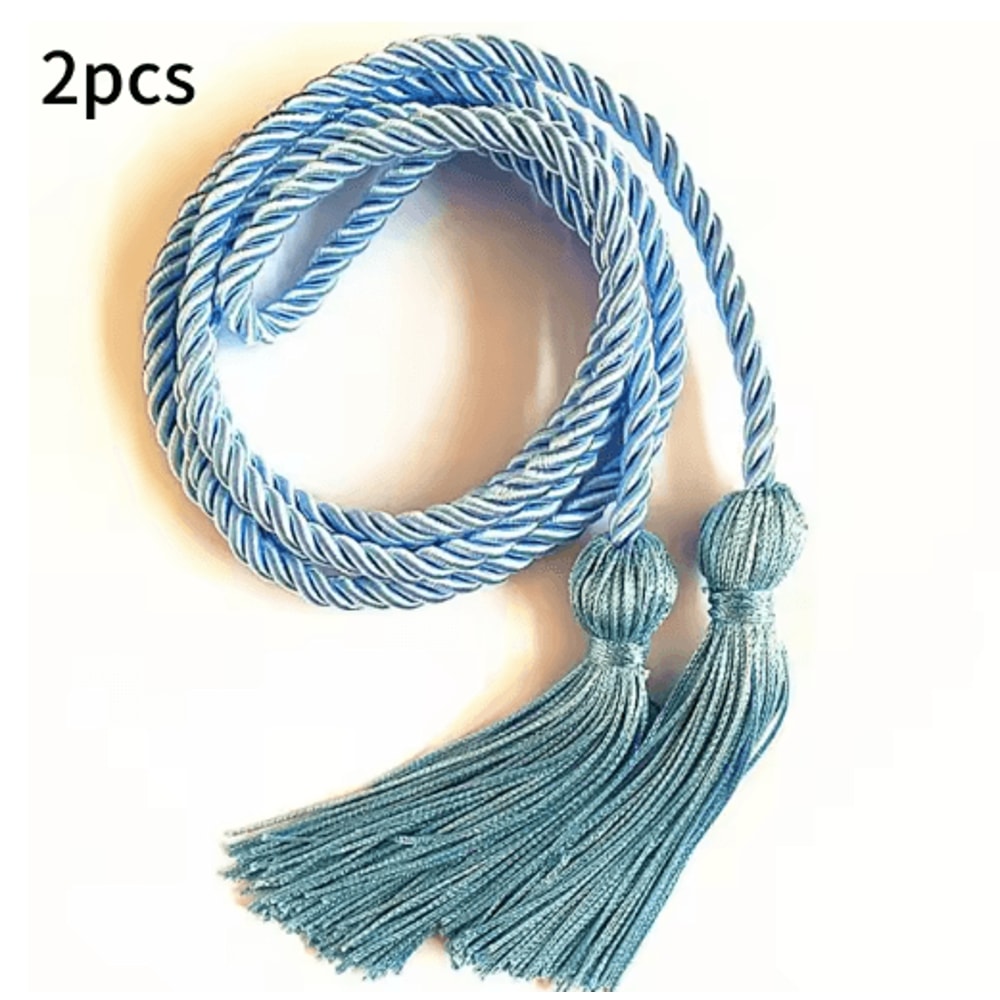 Graduation Honor Cords Braided Tassel Rope For Bachelor Gown 1 Yo 2PCS 6