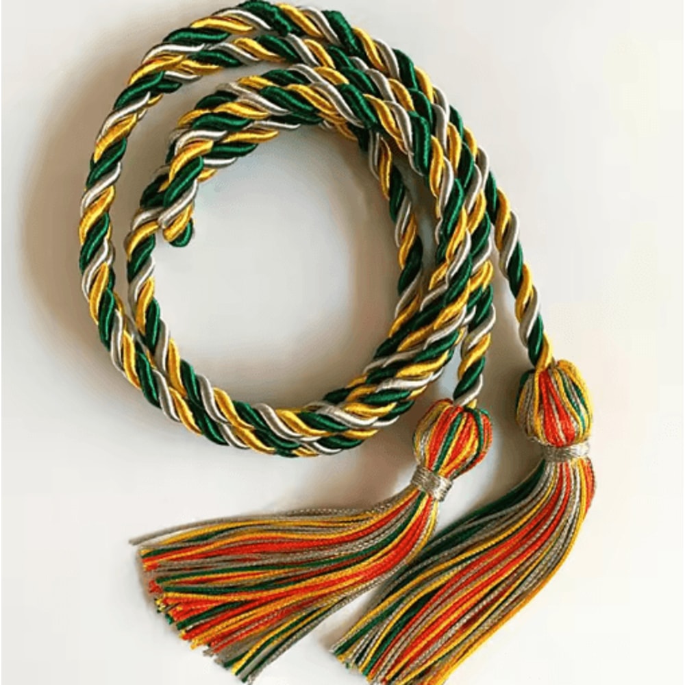Graduation Honor Cords Braided Tassel Rope For Bachelor Gown 1 Yo 2PCS 12