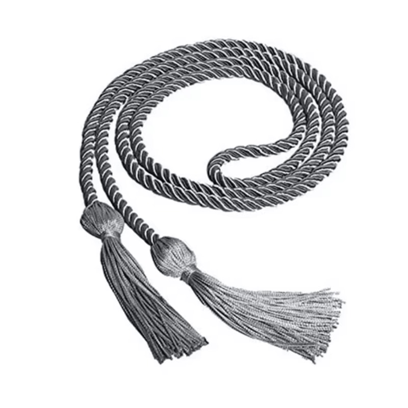Graduation Honor Cords Braided Tassel Rope For Bachelor Gown 1 Yo 2PCS 19