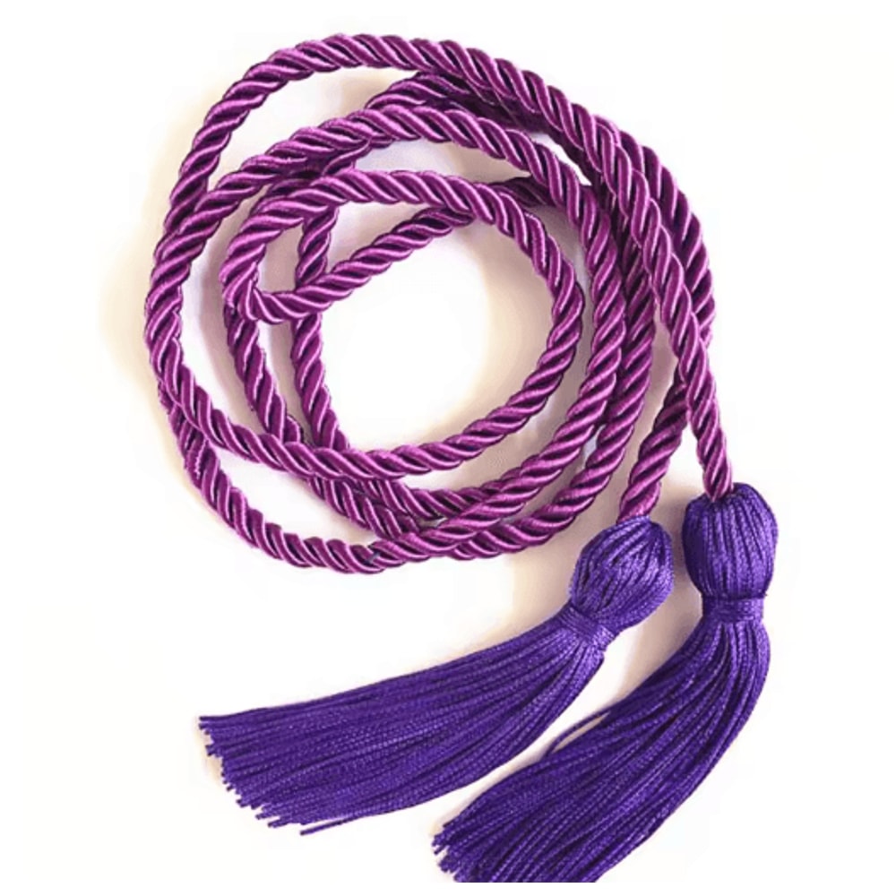 Graduation Honor Cords Braided Tassel Rope For Bachelor Gown 1 Yo 2PCS 20