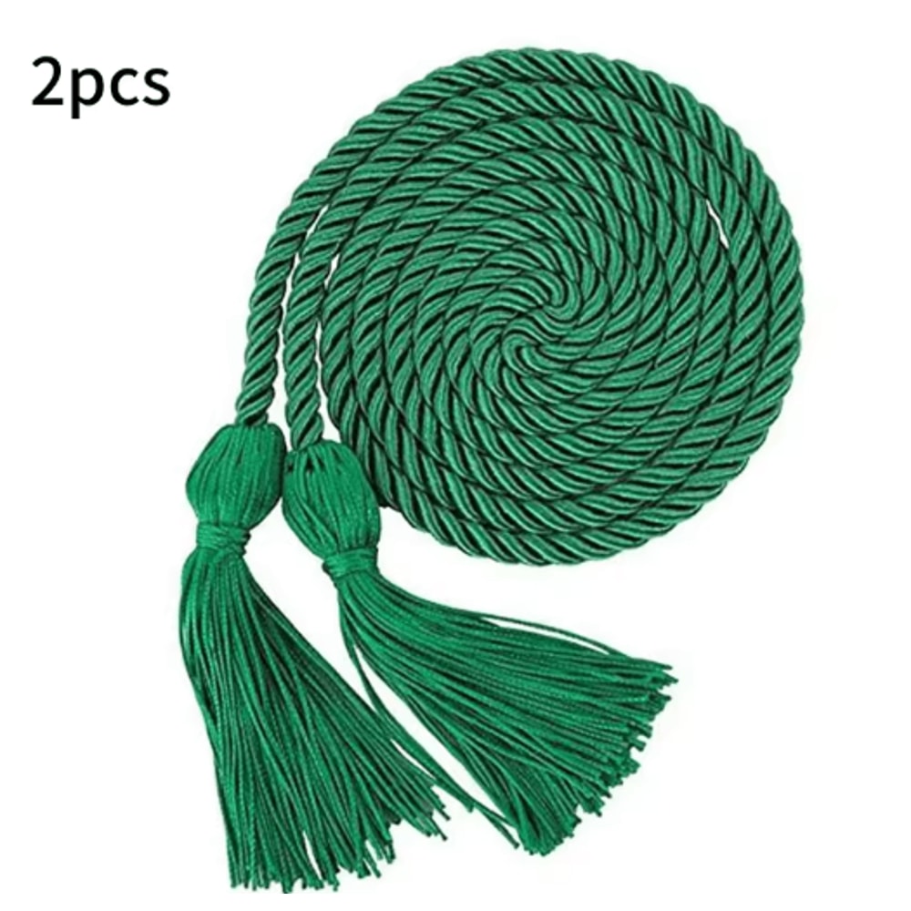 Graduation Honor Cords Braided Tassel Rope For Bachelor Gown 1 Yo 2PCS 8