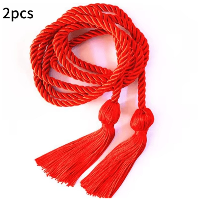 Graduation Honor Cords Braided Tassel Rope For Bachelor Gown 1 Yo 2PCS 9