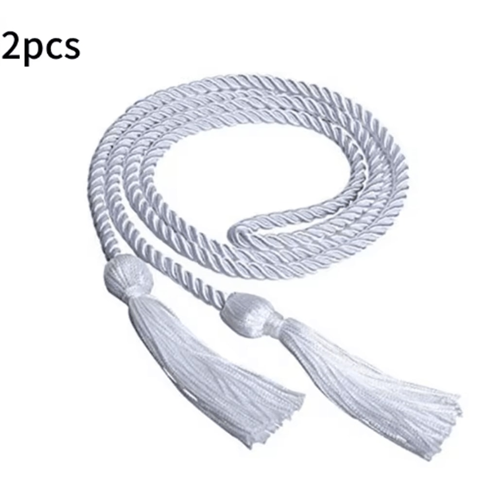 Graduation Honor Cords Braided Tassel Rope For Bachelor Gown 1 Yo 2PCS 29