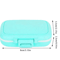 Mini Portable Pill Organizer Case 3 Grid Weekly Medicine Storage Box 4