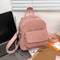 Corduroy Mini Backpack For Girls Lightweight Casual Travel And School Rucksack 5