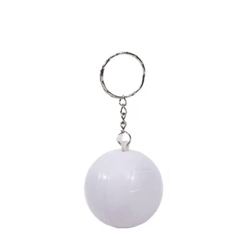 PU Leather Stress Ball Keychain Mini Foam Squeeze Toy For Anxiety Relief 1