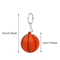 PU Leather Stress Ball Keychain Mini Foam Squeeze Toy For Anxiety Relief 8